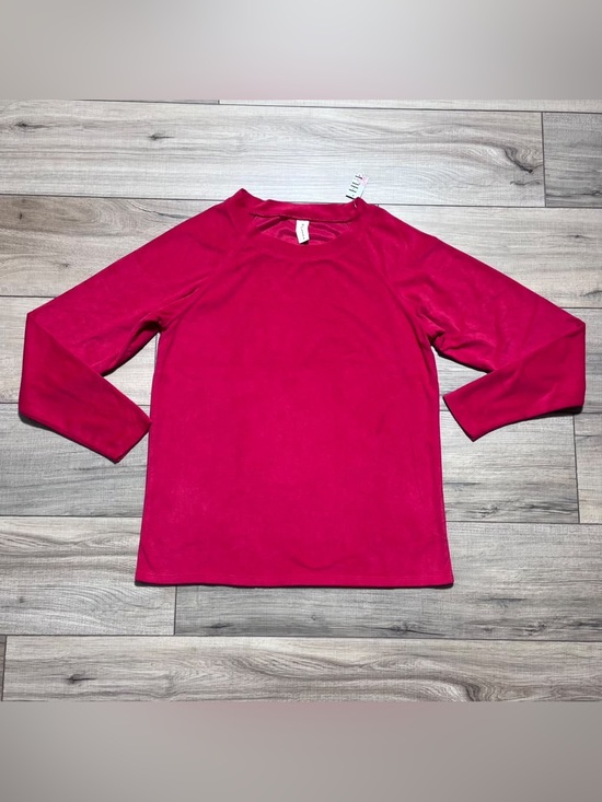 HUE Other - Hue Sleepwear Women’s Long Raglan Sleeve Pajama Top Size Small Red